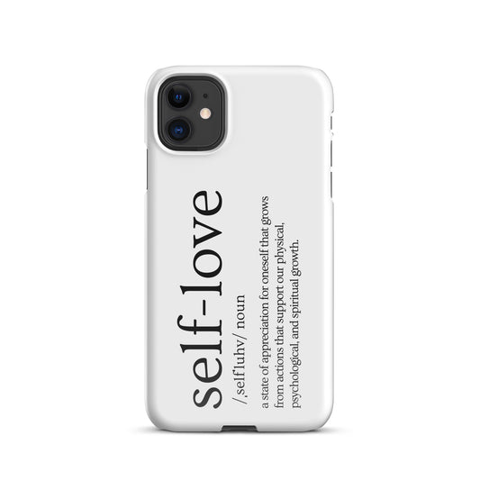 Self Love Snap case for iPhone®