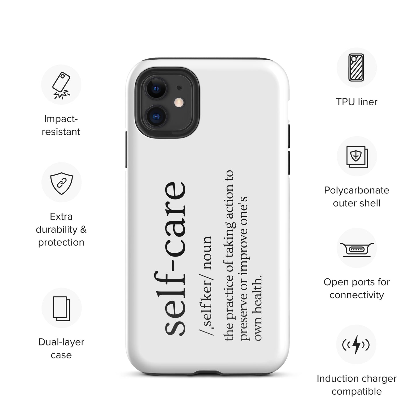 Self Care Tough Case for iPhone®